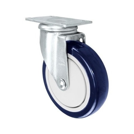 Durastar Caster; 5X1.25" Swvl Fork; 5x1.25 Polyurethane l Polyolefin Wheel, Pur 21CS514PPU34P-01